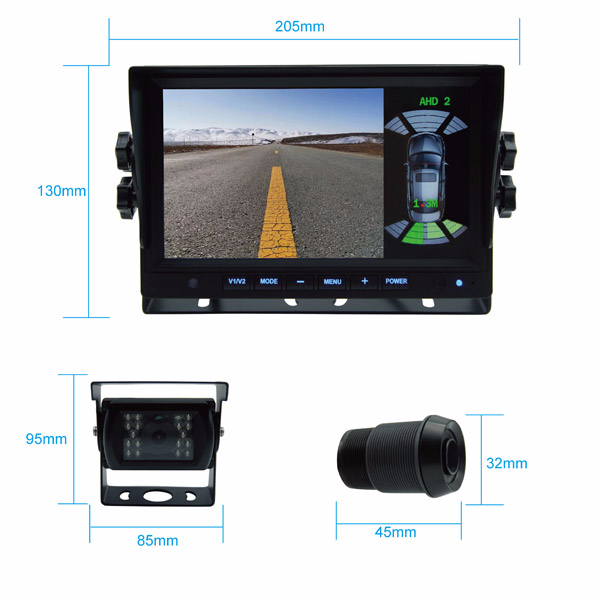 7Inch Parking Radar Monitoring System