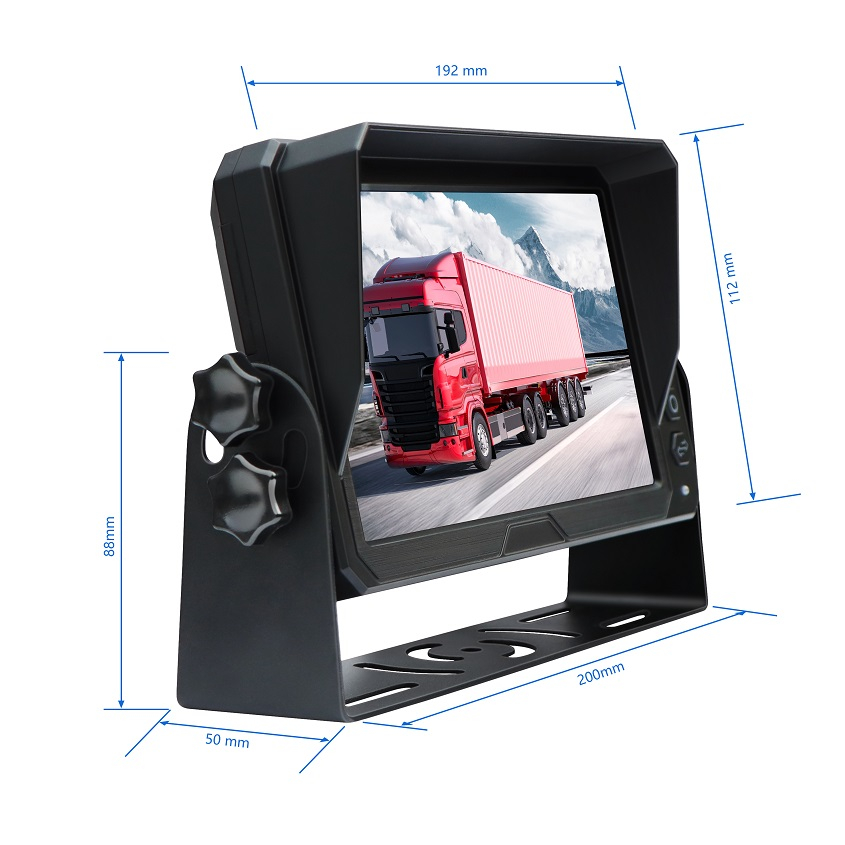 3ch 7inch IPS HD 1080P Rearview Monitor