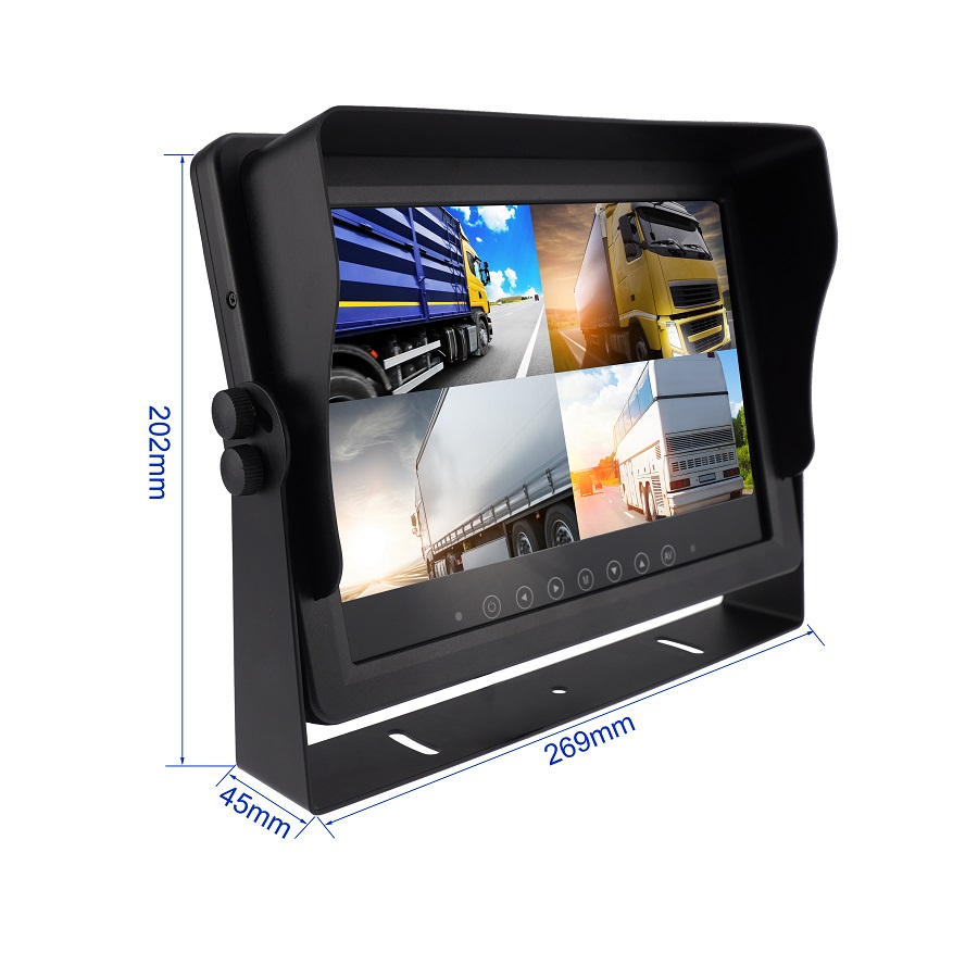 10.1inch 1080P Waterproof Quad Monitor